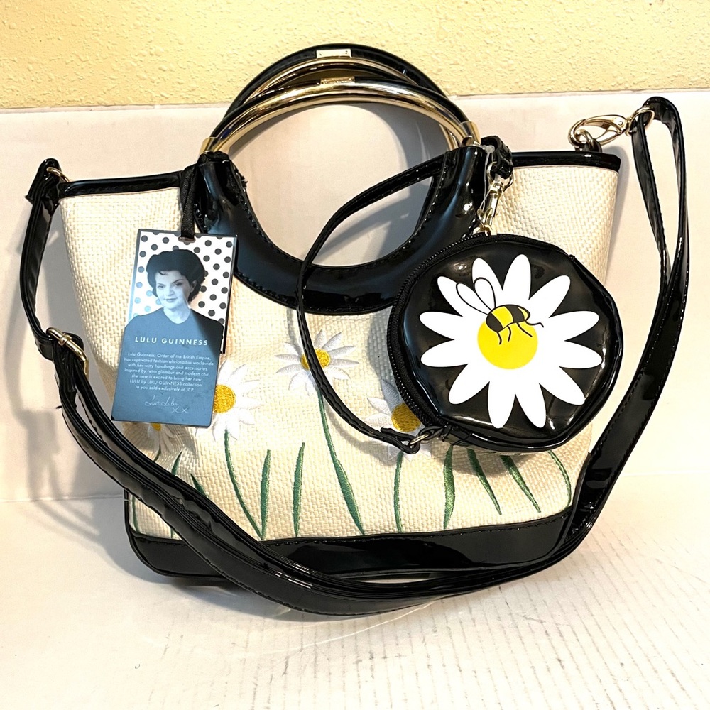 Lulu By Lulu Guinness Straw Bag With Change Purse